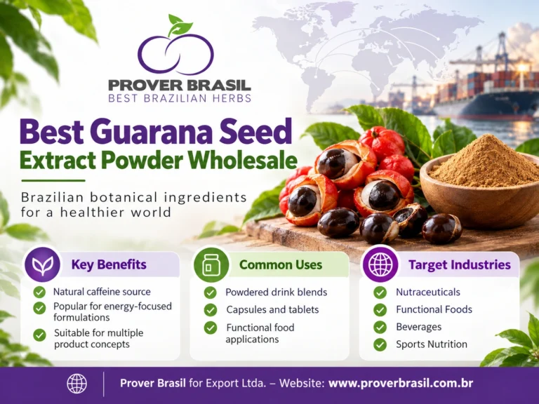 Best Guarana Seed Extract Powder Wholesale – Brazilian guarana botanical ingredient
