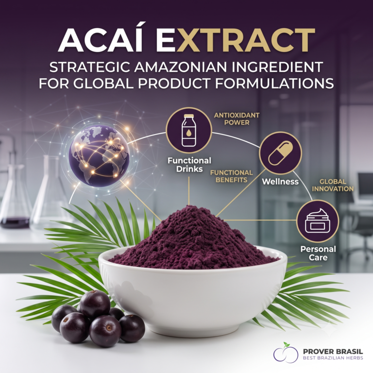 Acai Extract A Strategic Amazonian Ingredient for Global Product Formulations
