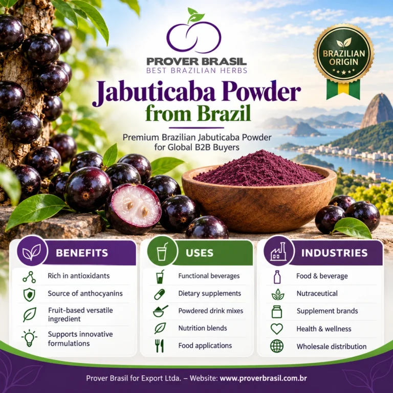 Jabuticaba Powder from Brazil – Brazilian Fruit Ingredient for Functional Foods, Beverages and Global Wholesale Buyers