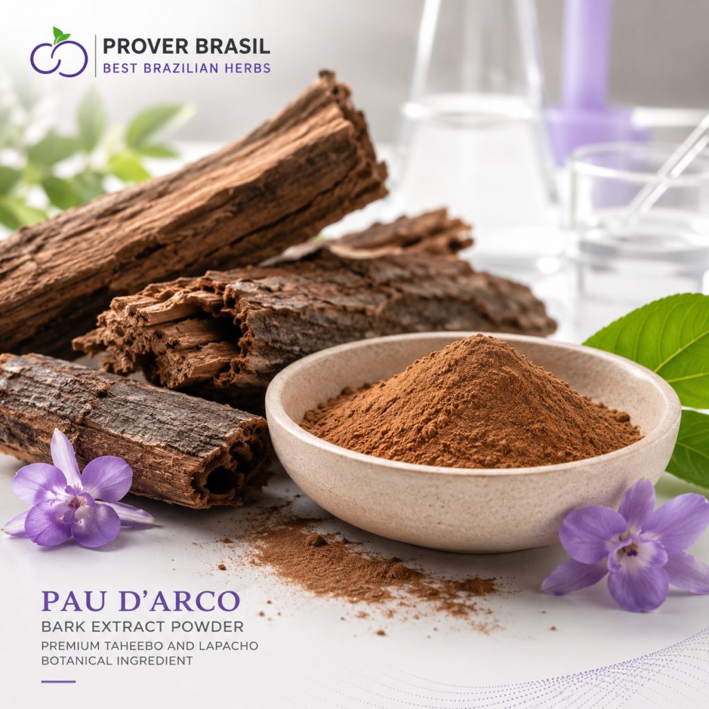 Pau D’Arco Bark Extract Powder Premium Taheebo and Lapacho Botanical Ingredient