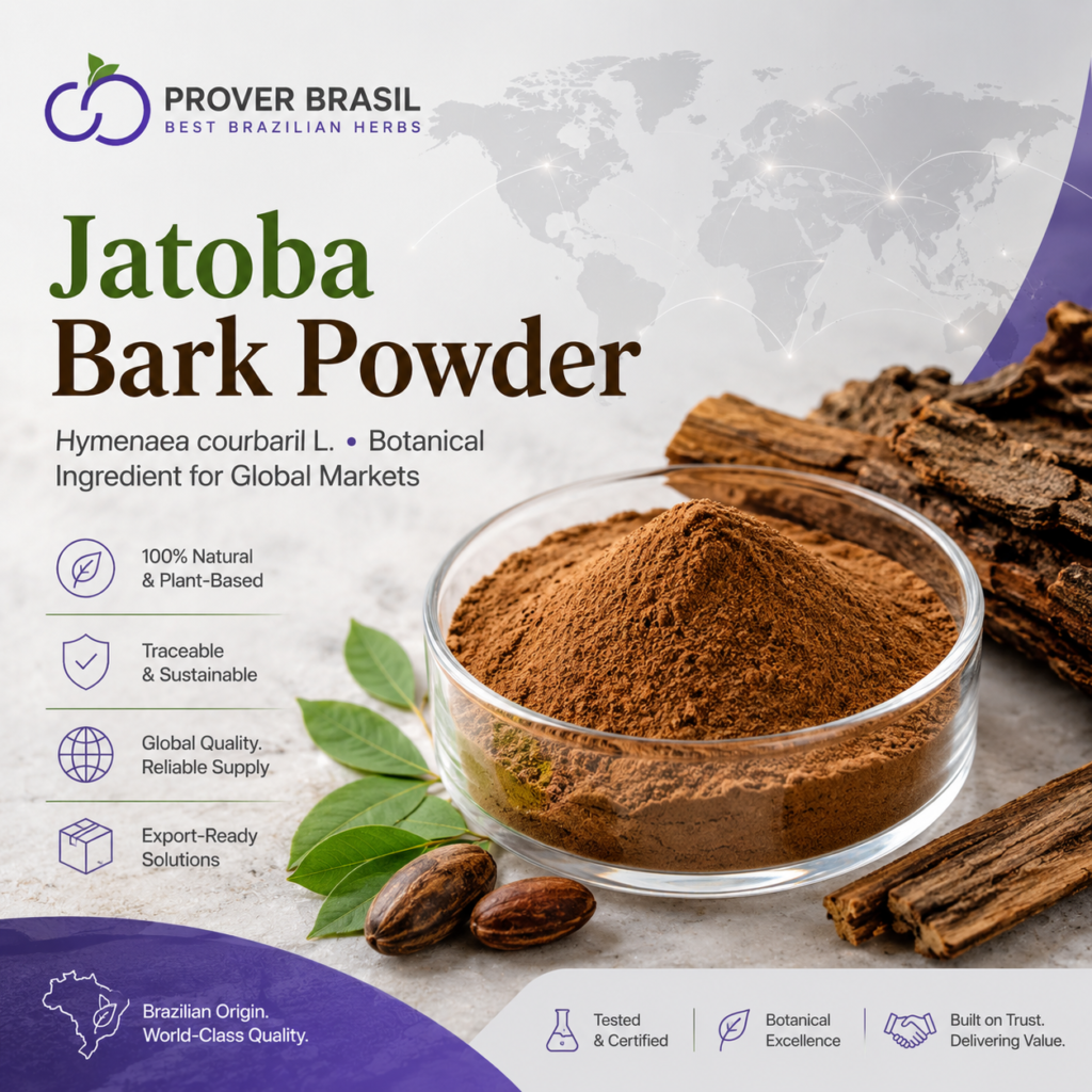 Jatoba Bark Powder (Hymenaea courbaril L.) Botanical Ingredient for Global Markets