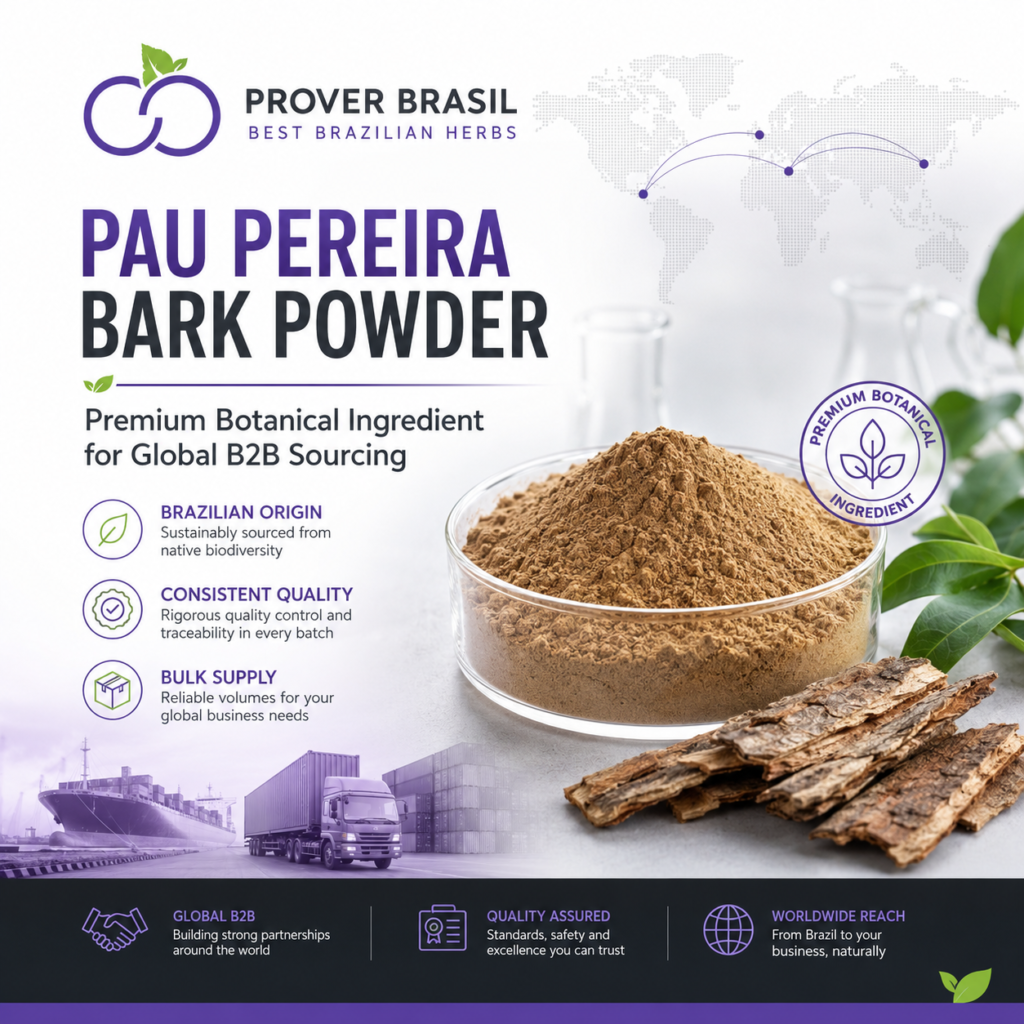 Pau Pereira Bark Powder Premium Botanical Ingredient for Global B2B Sourcing