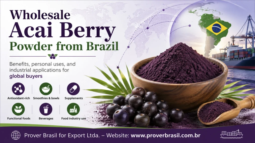 Wholesale Acai Berry Powder from Brazil