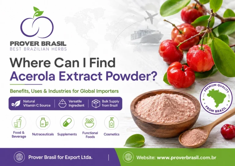 Where Can I Find Acerola Extract Powder from Brazil