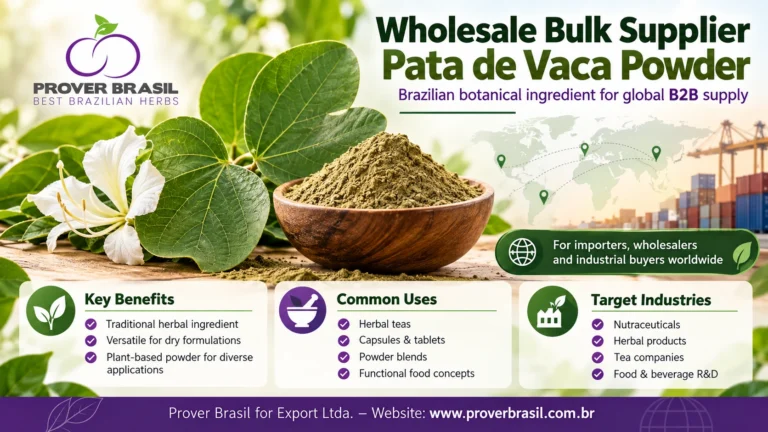 Wholesale Bulk Supplier Pata de Vaca Powder from Brazil